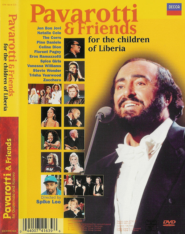 Various : Pavarotti & Friends For The Children Of Liberia / Pavarotti & Friends For Guatemala And Kosovo (DVD-V, NTSC)