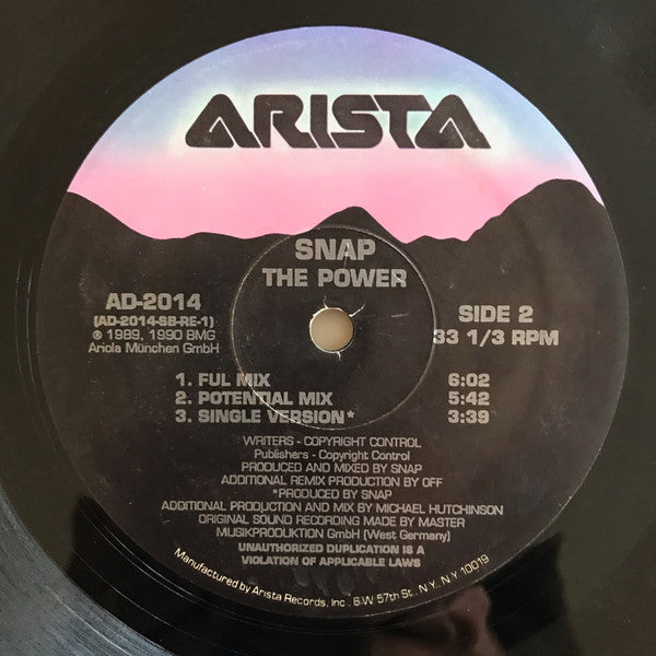 Snap! : The Power (12", Maxi)