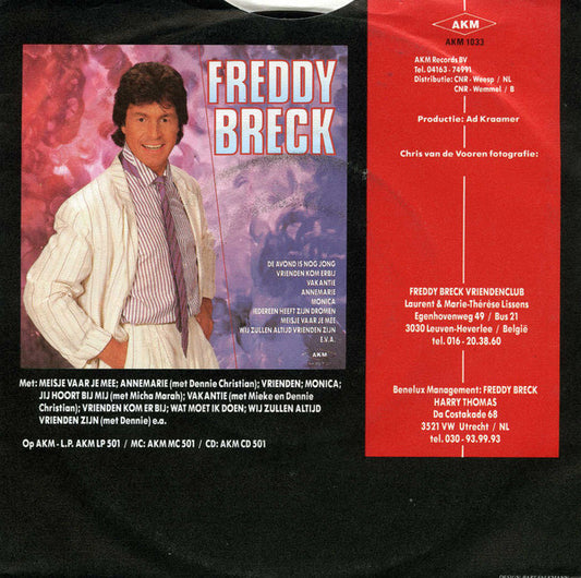 Freddy Breck : Bianca Rosa (7", Single)