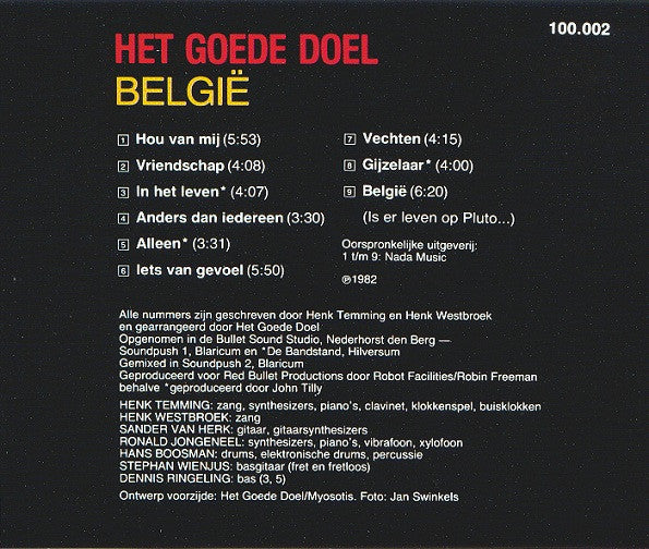 Het Goede Doel : België (CD, Album, RE)