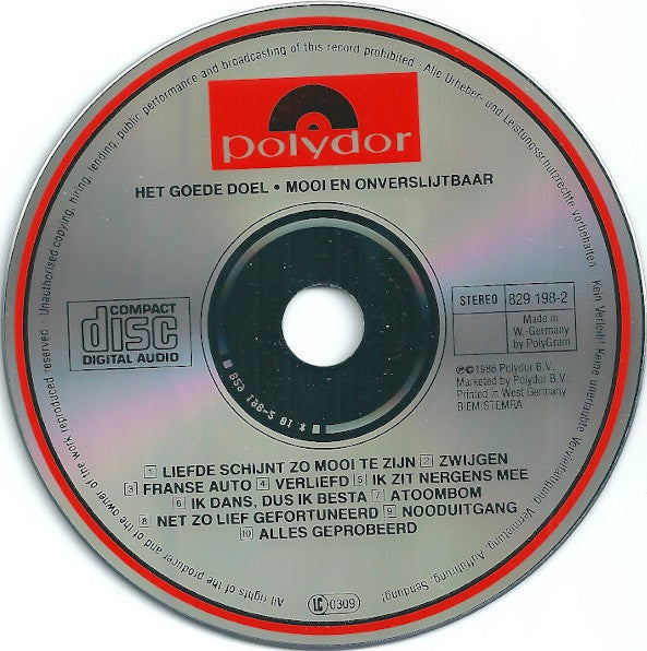 Het Goede Doel : Mooi En Onverslijtbaar (CD, Album)