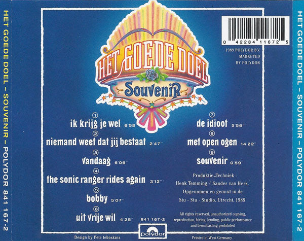 Het Goede Doel : Souvenir (CD, Album)