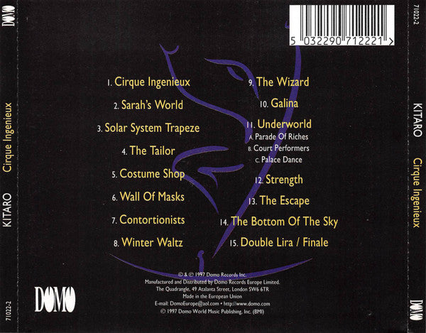 Kitaro : Cirque Ingenieux (CD, Album + CD-ROM, Ltd)