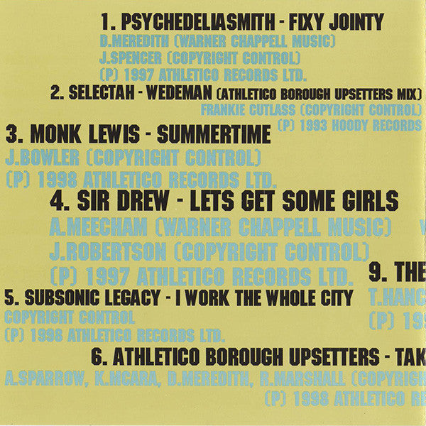 Various : Athletico Speak (CD, Comp)