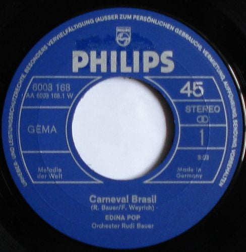 Edina Pop : Carneval Brasil (7", Single)