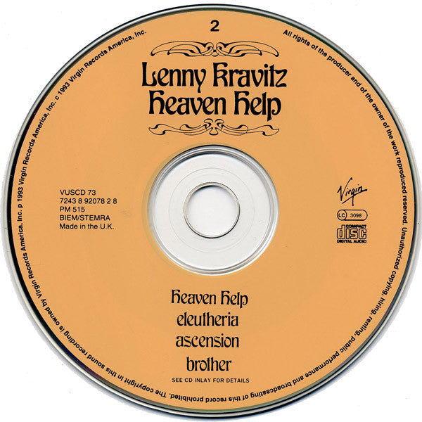 Lenny Kravitz : Heaven Help (CD, Maxi, CD2)