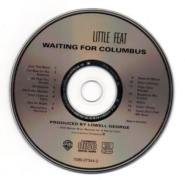 Little Feat : Waiting For Columbus (CD, Album, RE)