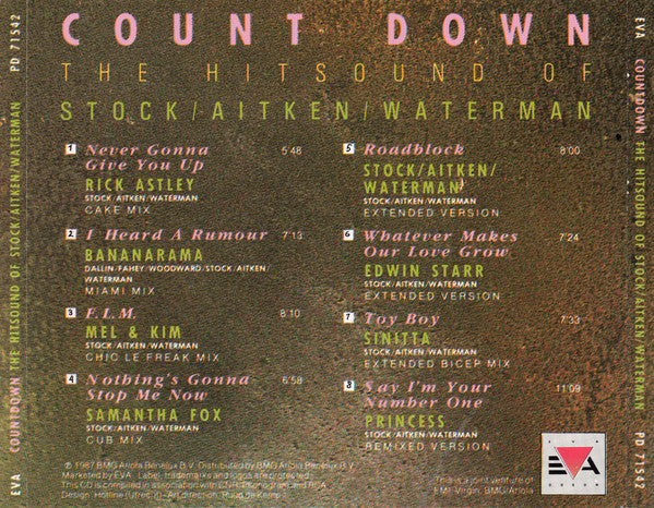 Various : Countdown - The Hitsound Of Stock / Aitken / Waterman (CD, Comp)