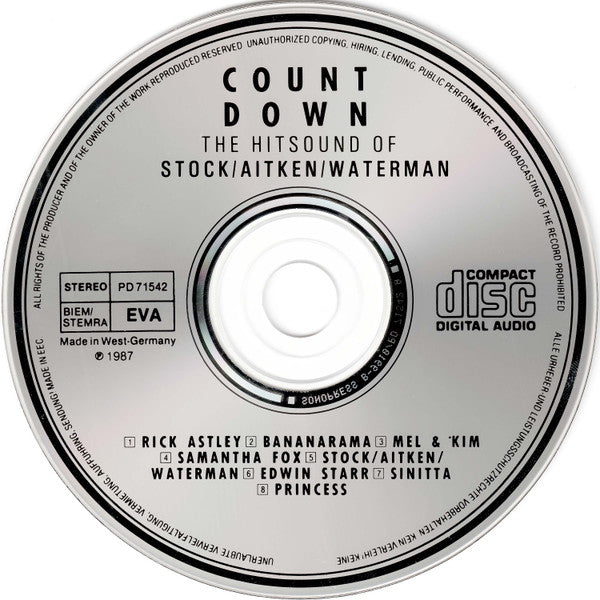 Various : Countdown - The Hitsound Of Stock / Aitken / Waterman (CD, Comp)