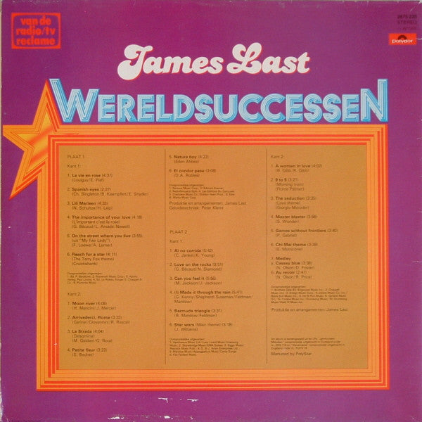 James Last : Wereldsuccessen (2xLP, Comp)