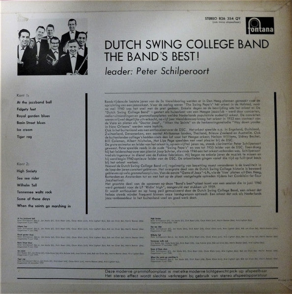 The Dutch Swing College Band : The Band's Best (LP, Comp, Fli)