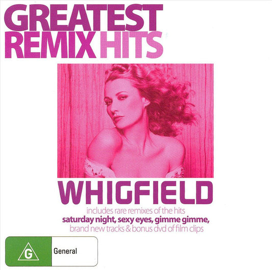 Whigfield : Greatest Remix Hits (CD, Comp, Ltd + DVD-V, Comp, Ltd, PAL)
