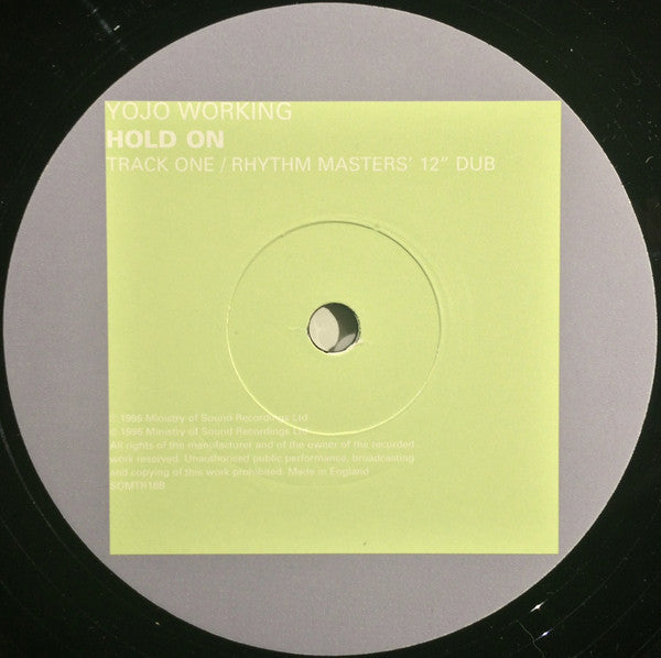 YoJo Working : Hold On (Remixes) (12")