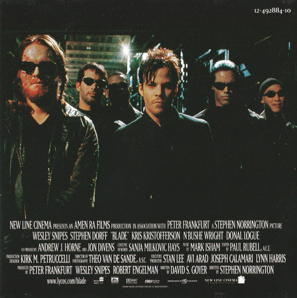 Various : Blade (Music From And Inspired By The Motion Picture) (CD, Album)