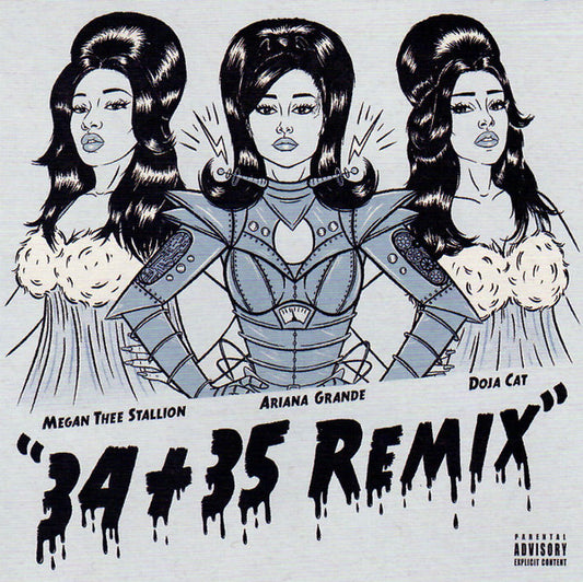 Ariana Grande, Megan Thee Stallion, Doja Cat : 34+35 (Remix) (CD, Single)