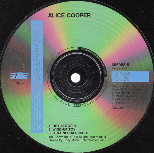 Alice Cooper (2) : Hey Stoopid (CD, Maxi)