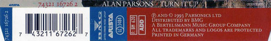 Alan Parsons : Turn It Up (CD, Single)