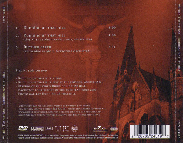 Within Temptation : Running Up That Hill (CD + DVD-V + Maxi, Ltd)