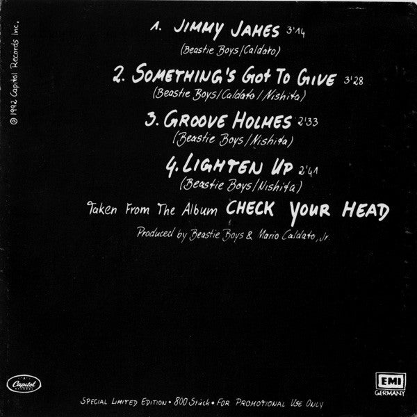 Beastie Boys : Jimmy James (CD, Maxi, Ltd, Promo)