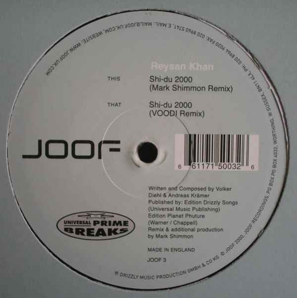 Reysan Khan : Shi-du 2000 (12")