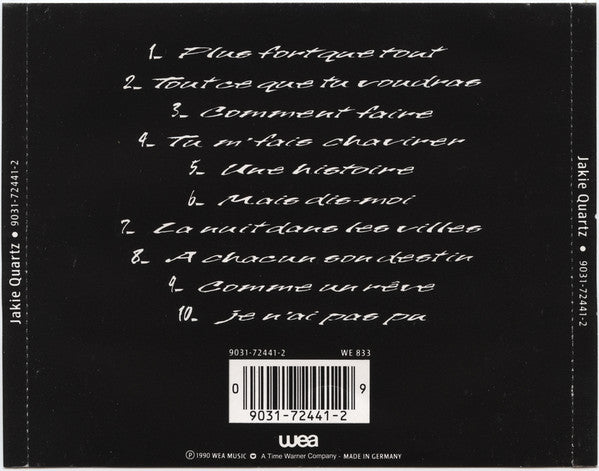 Jakie Quartz : Jakie Quartz (CD, Album)