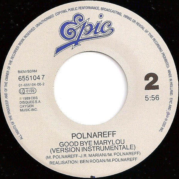 Michel Polnareff : Good Bye Marylou (7", Single)