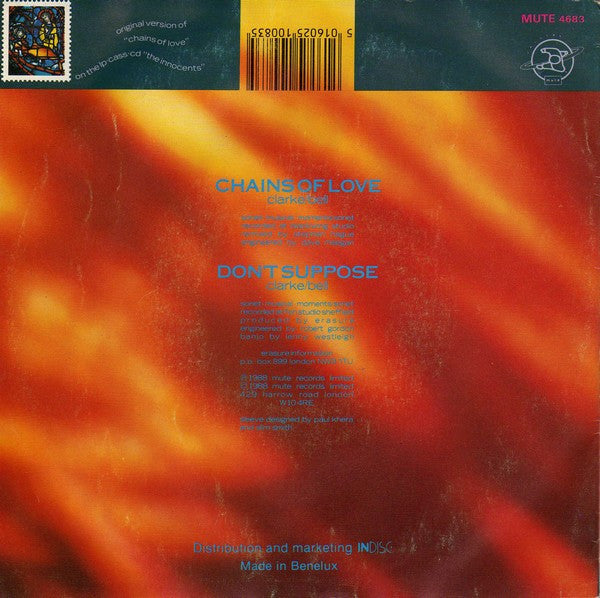 Erasure : Chains Of Love (7", Single)