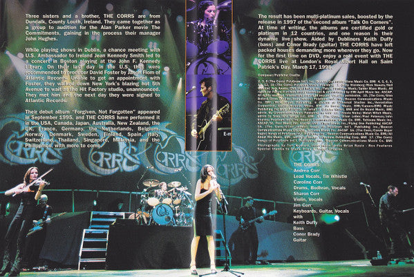 The Corrs : Live At The Royal Albert Hall - St. Patrick's Day (DVD-V, D/Sided, Copy Prot., Multichannel, PAL)