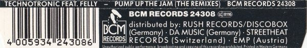 Technotronic Featuring Felly : Pump Up The Jam (The Remixes) (CD, Maxi)