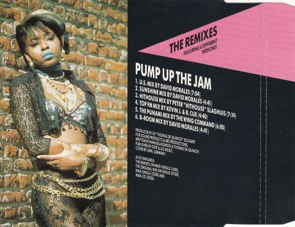 Technotronic Featuring Felly : Pump Up The Jam (The Remixes) (CD, Maxi)