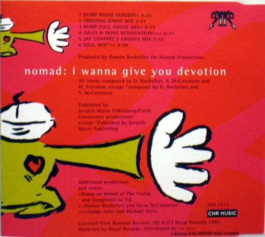 Nomad : (I Wanna Give You) Devotion (CD, Single)