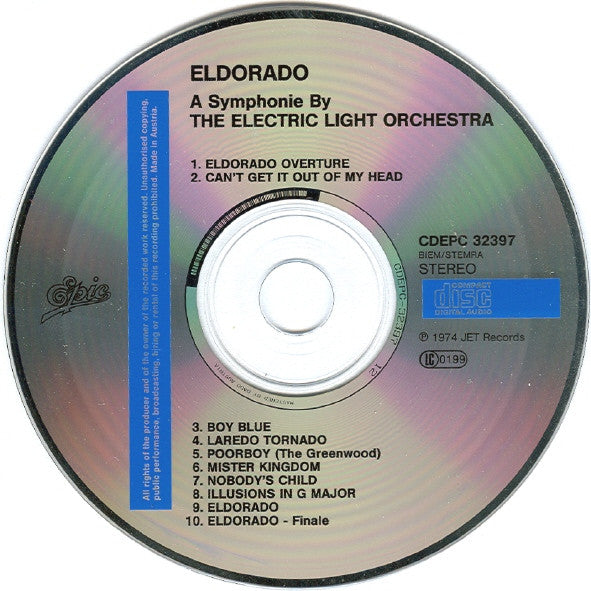 Electric Light Orchestra : Eldorado (CD, Album, RE)