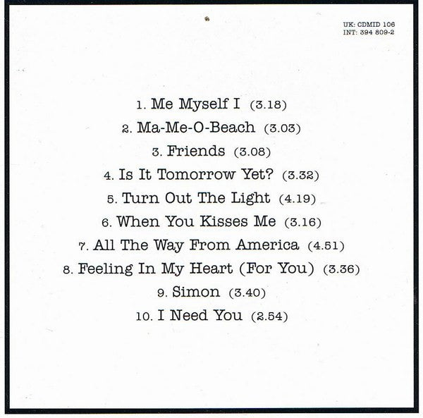 Joan Armatrading : Me Myself I (CD, Album, RE, RM)