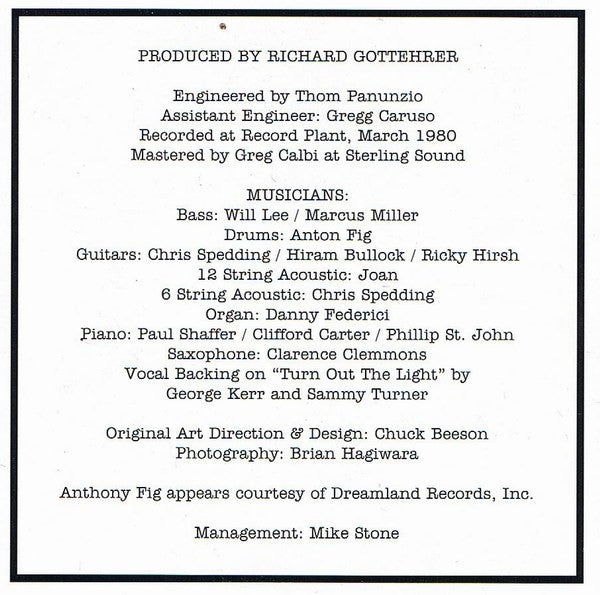 Joan Armatrading : Me Myself I (CD, Album, RE, RM)