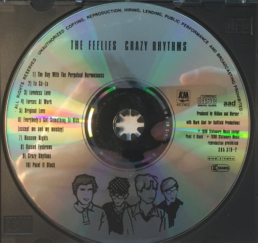The Feelies : Crazy Rhythms (CD, Album, RE)