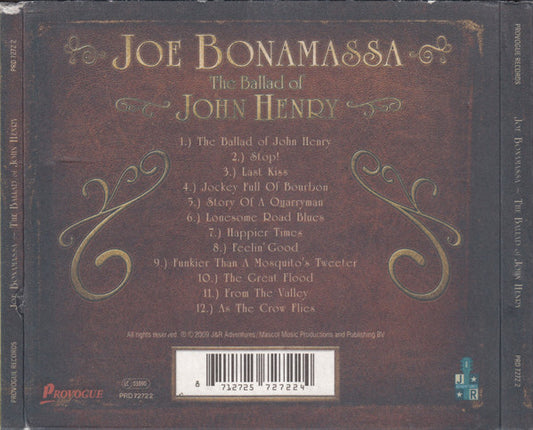 Joe Bonamassa : The Ballad Of John Henry (CD, Album, Ltd, Dig)