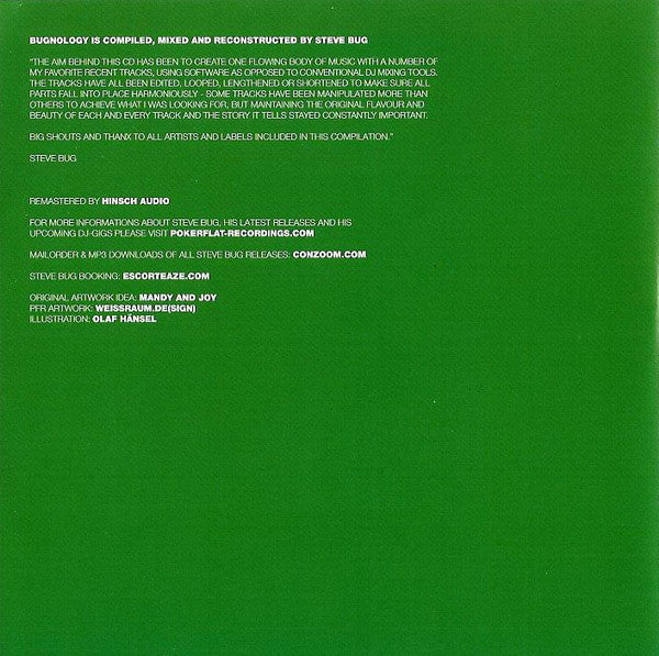 Steve Bug : Bugnology (CD, Comp, Mixed, Promo, Pla)