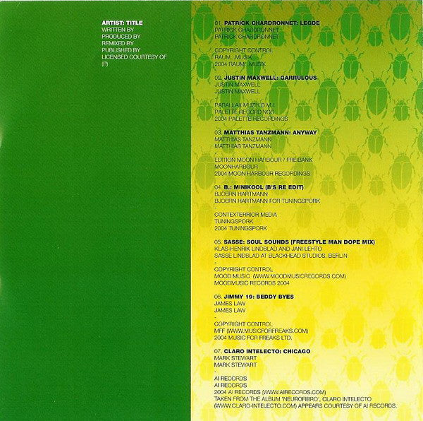 Steve Bug : Bugnology (CD, Comp, Mixed, Promo, Pla)