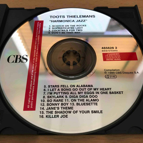 Toots Thielemans : Harmonica Jazz (CD, Album, RE)