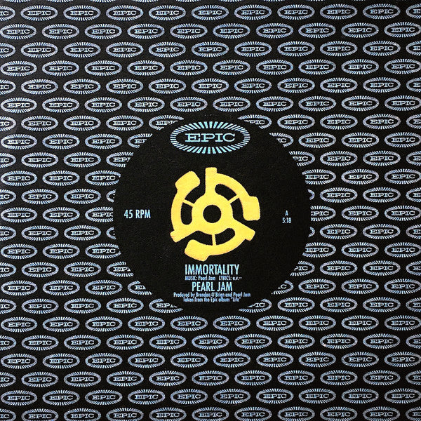 Pearl Jam : Immortality (CD, Single)