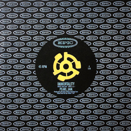 Pearl Jam : Immortality (CD, Single)