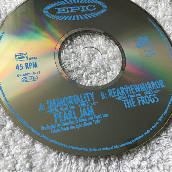 Pearl Jam : Immortality (CD, Single)