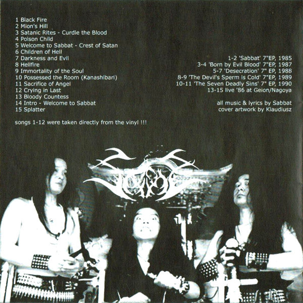 Sabbat : Sabbatical Holocaust (CD, Album, Comp, Ltd)