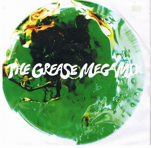 John Travolta & Olivia Newton-John : The Grease Megamix (7", Single, Sol)