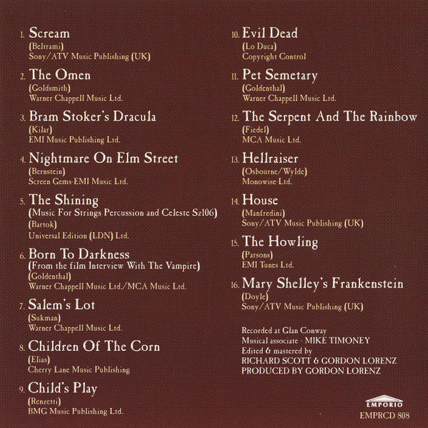 The London Theatre Orchestra : Themes Of Horror II (CD)
