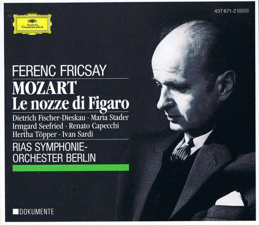 Wolfgang Amadeus Mozart, Ferenc Fricsay, Dietrich Fischer-Dieskau, Maria Stader, Irmgard Seefried : Le Nozze Di Figaro (3xCD + Box, RE, RM, Sli)