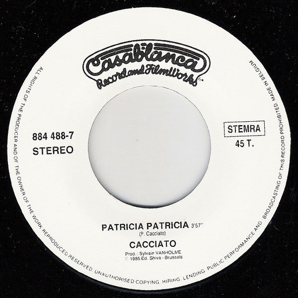 Pietro Cacciato : Chaud (7", Single)