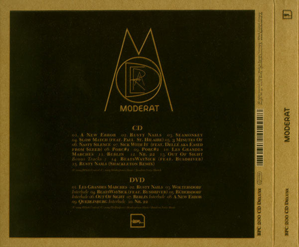 Moderat : Moderat (CD, Album + DVD-V)