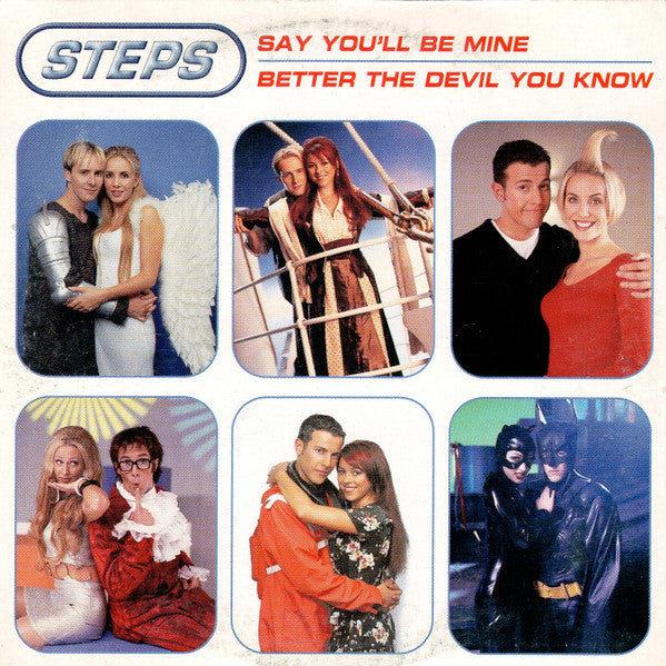 Steps : Say You'll Be Mine / Better The Devil You Know (CD, Single, Car)
