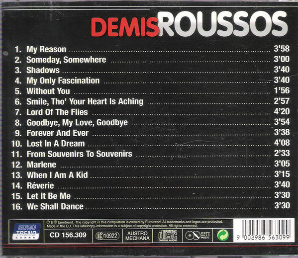 Demis Roussos : Best Of (CD, Comp)